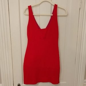 Andrew Marc Red mini dress